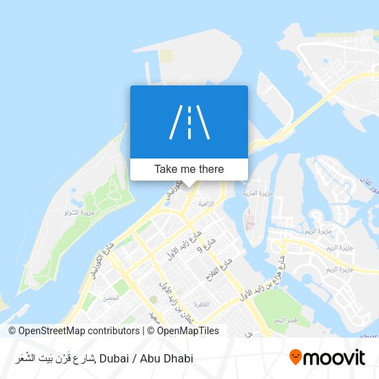 شارع قَرْن بَيت الشَّعَر map
