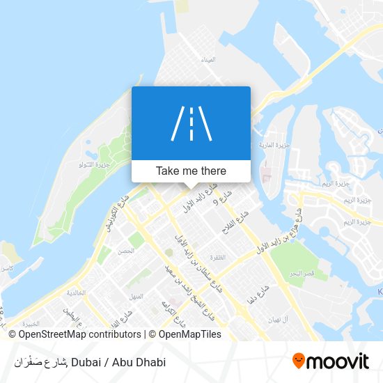 شارع صَفْرَان map