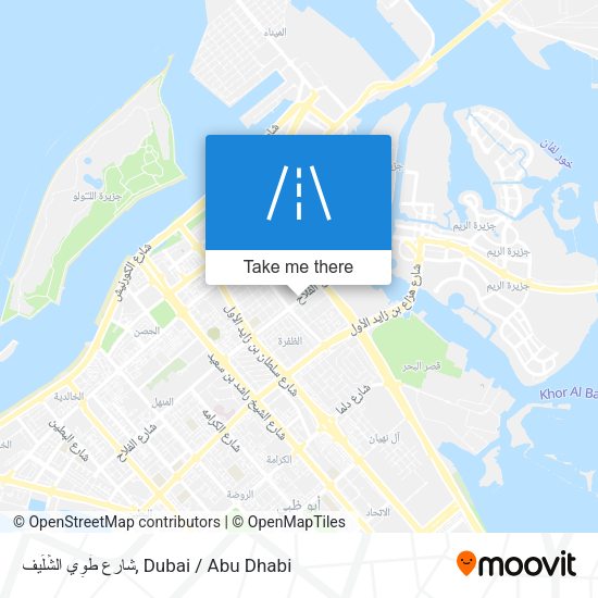 شارع طَوِي الشِّلَيف map