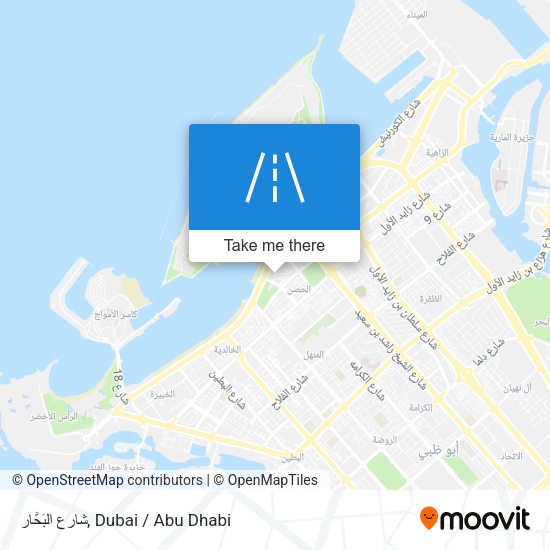 شارع البَحَّار map