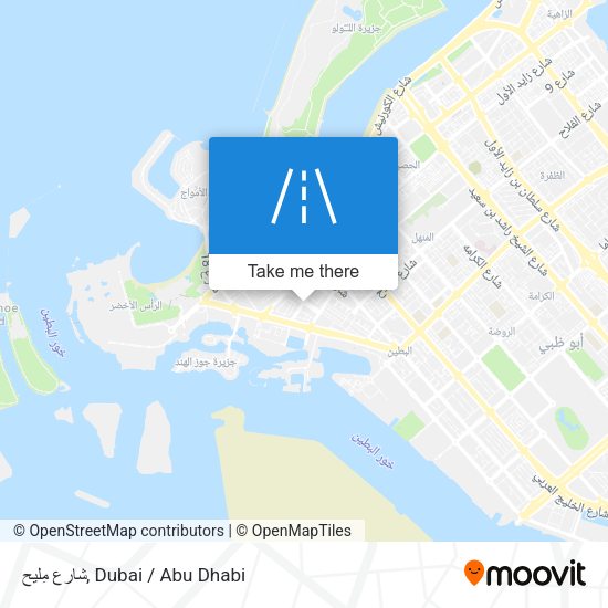 شارع مِليح map