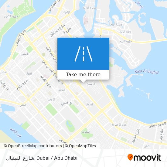 شارع الفينيال map