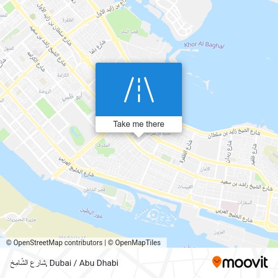 شارع الشَّامِخ map