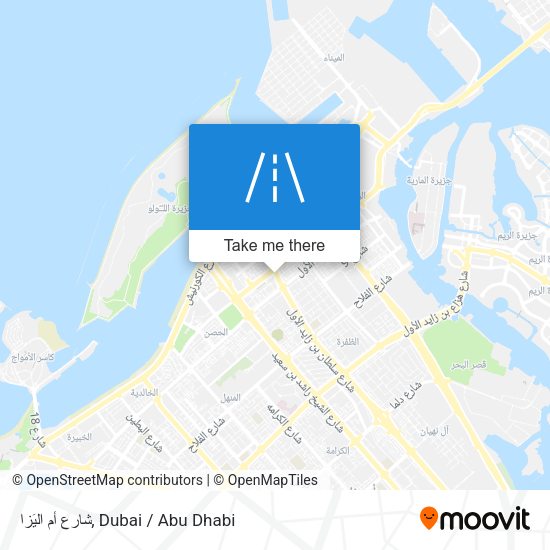 شارع أُم اليَزا map