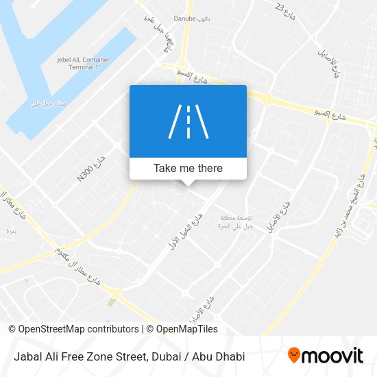 Jabal Ali Free Zone Street map