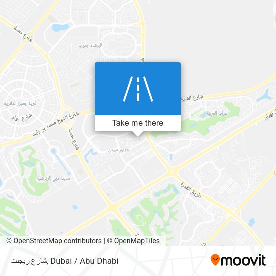 شارع ريجنت map