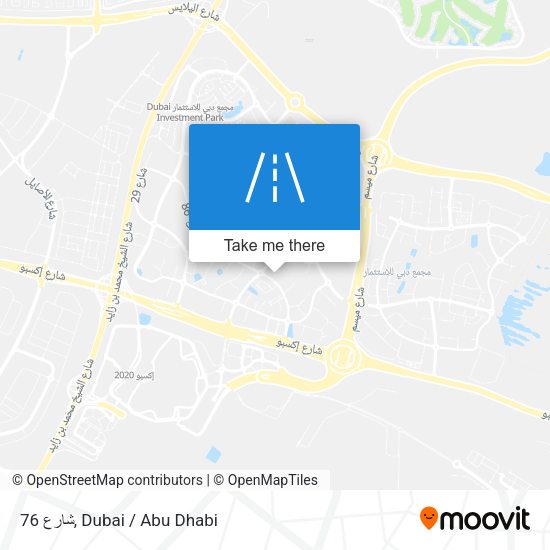 شارع 76 map