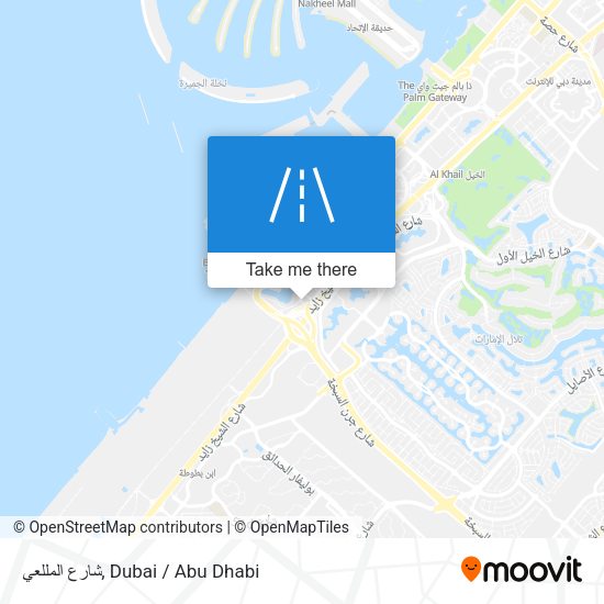 شارع المللعي map
