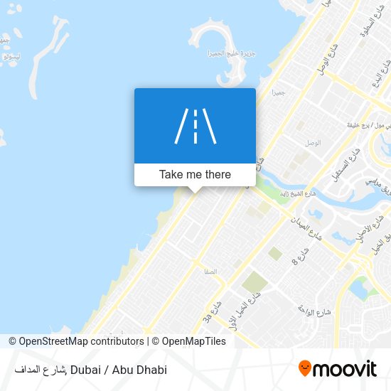 شارع المداف map