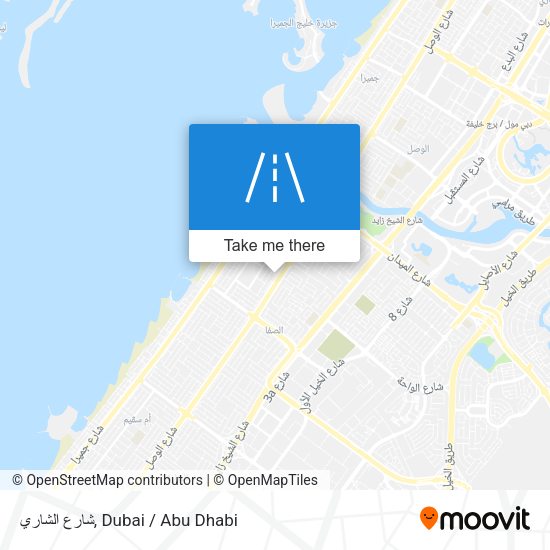 شارع الشاري map