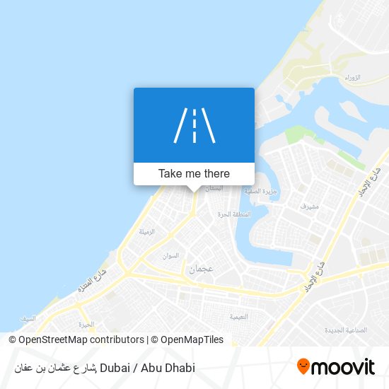 شارع عثمان بن عفان map