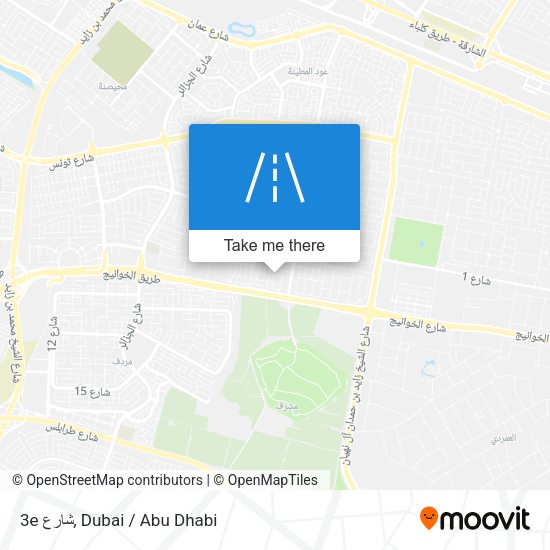 3e شارع map