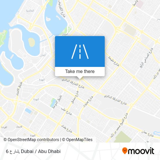 شارع 6 map