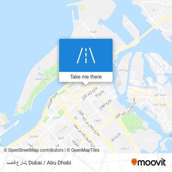 شارع قَاصِد map
