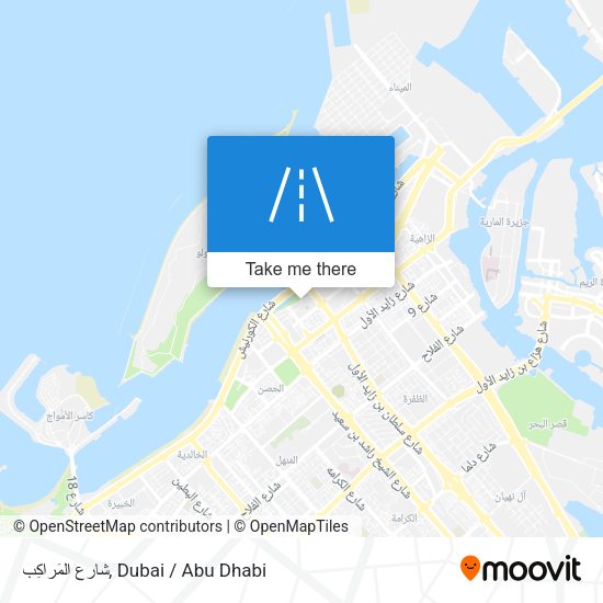 شارع المَراكِب map