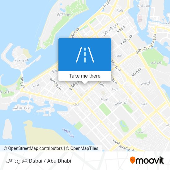 شارع رَاكان map