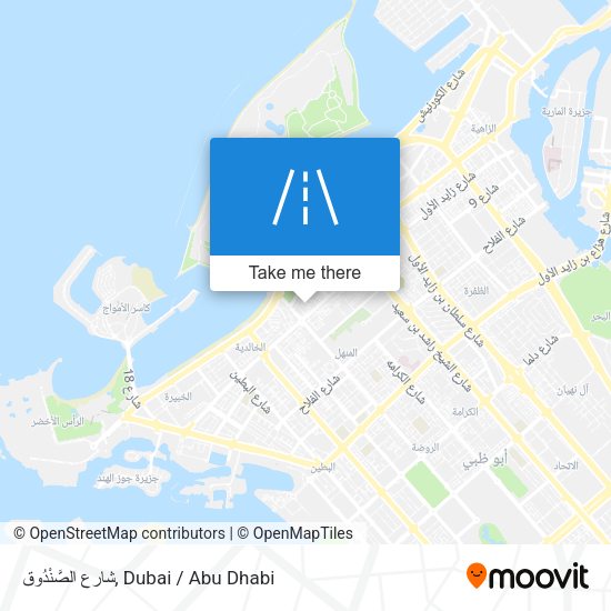 شارع الصَّنْدُوق map