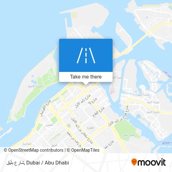 شارع بِلَيْق map