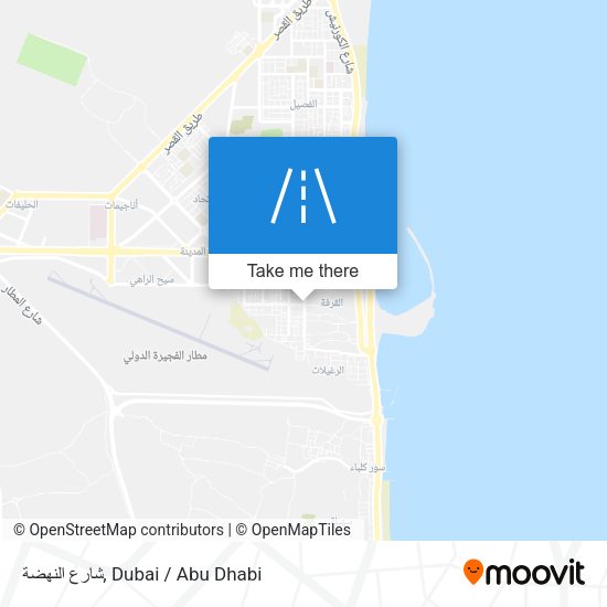 شارع النهضة map