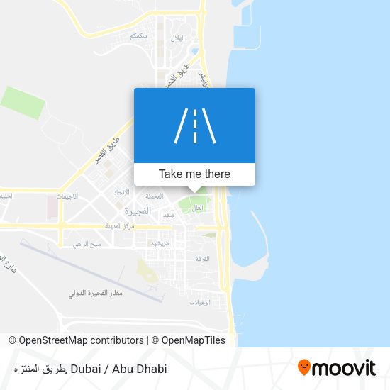 طريق المنتزه map