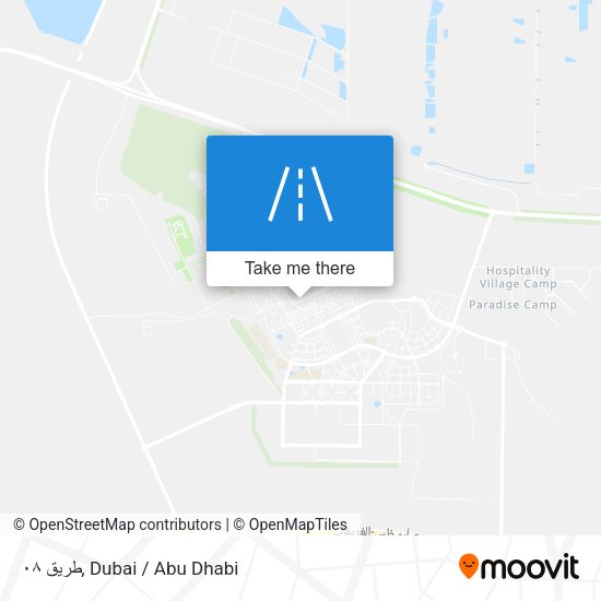 طريق ٠٨ map