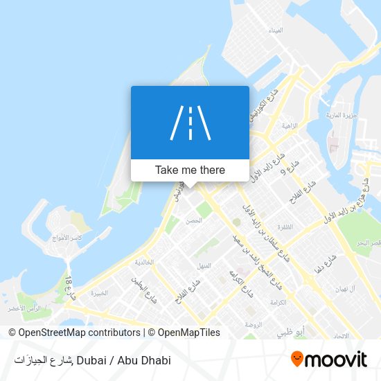 شارع الحِيازَات map
