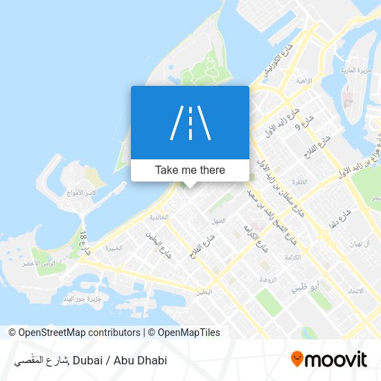 شارع المَقْصي map