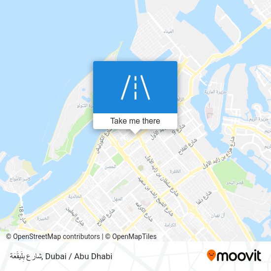 شارع بِلَيقْعَة map
