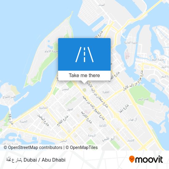 شارع لَفَّة map