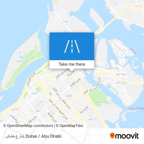شارع خَشَاش map