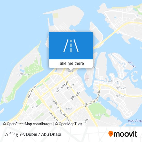 شارع السِّنْدان map