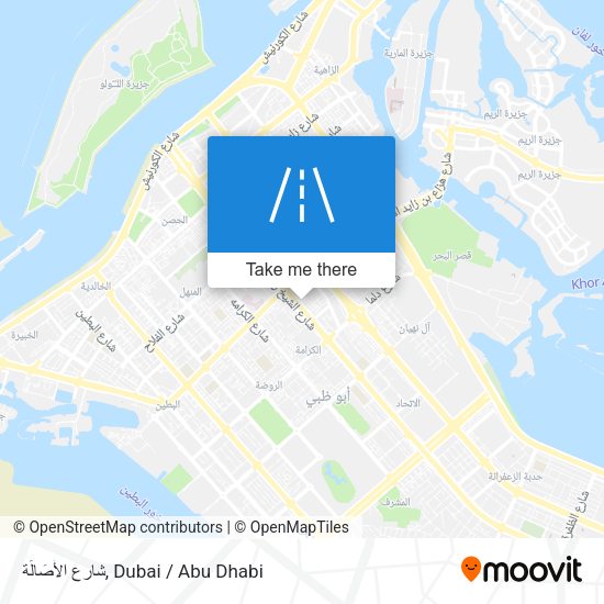 شارع الأَصَالَة map