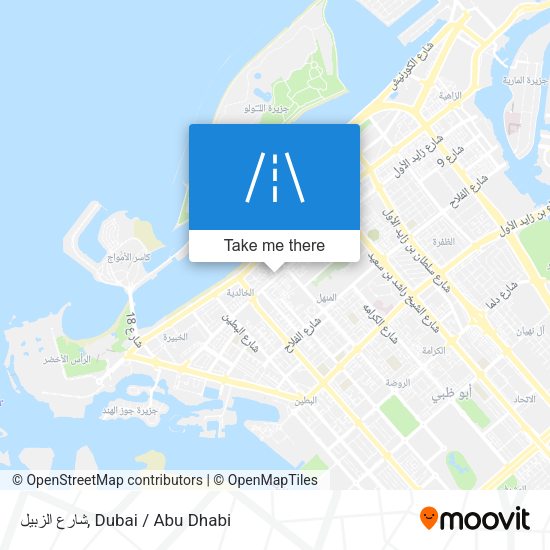 شارع الزبيل map