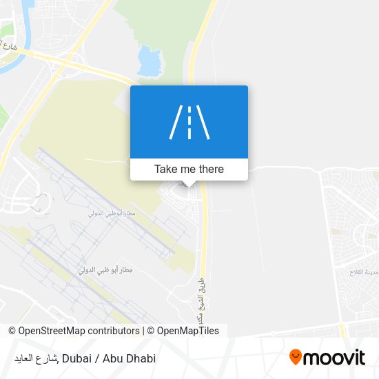 شارع العايد map