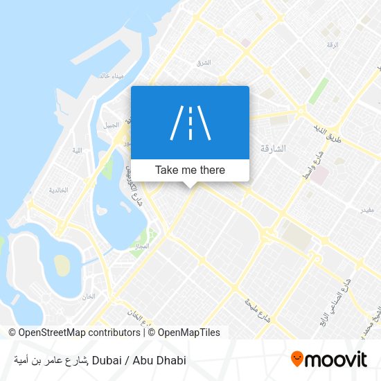 شارع عامر بن أمية map