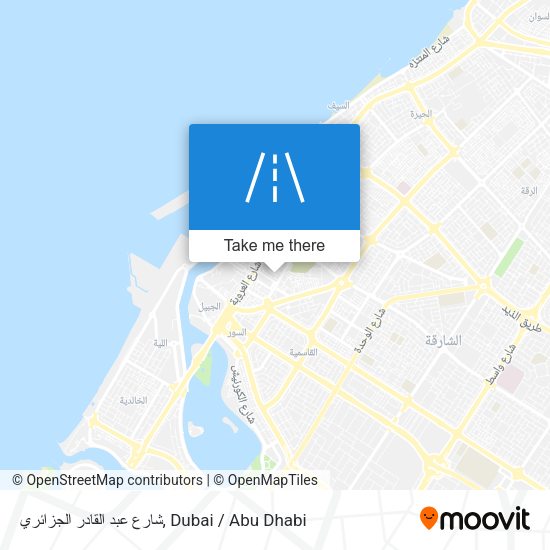شارع عبد القادر الجزائري map