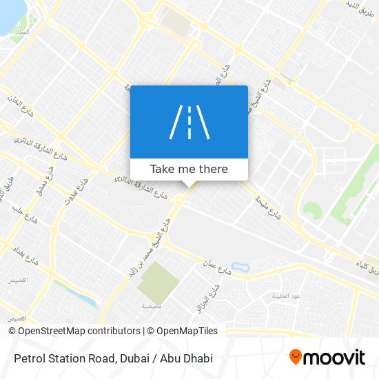 Petrol Station Road map