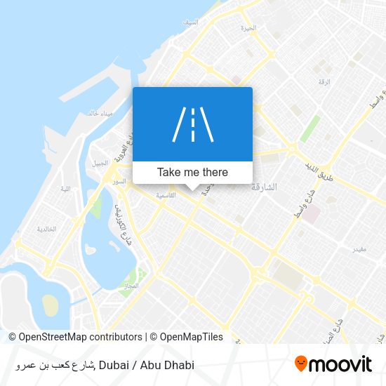 شارع كعب بن عمرو map