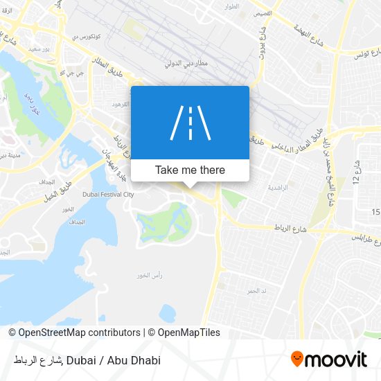شارع الرباط map