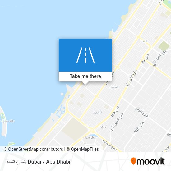 شارع تشالة map