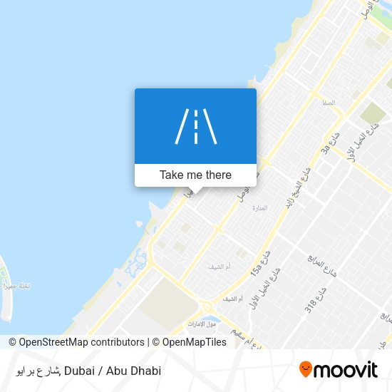 شارع برايو map