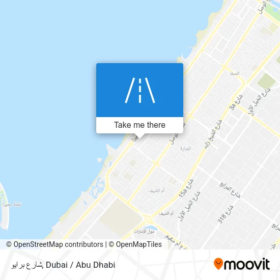شارع برايو map