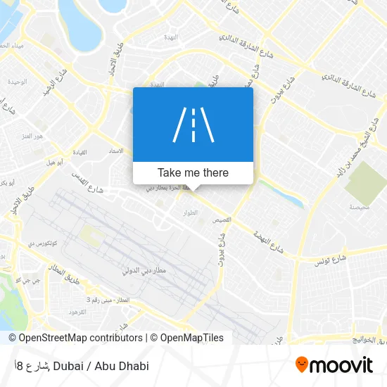 شارع 8أ map