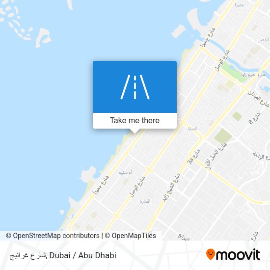 شارع غرانيج map