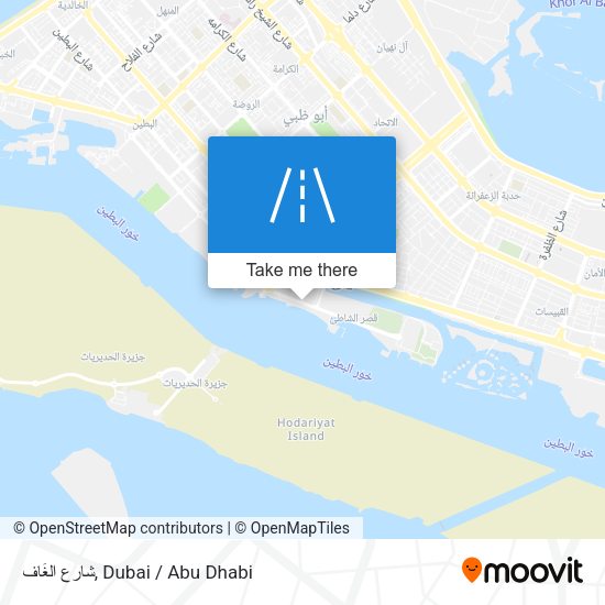 شارع الغَاف map
