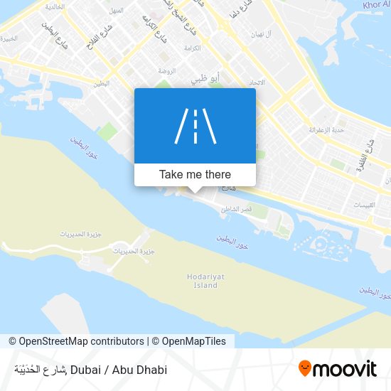 شارع الحْدَيْبَة map