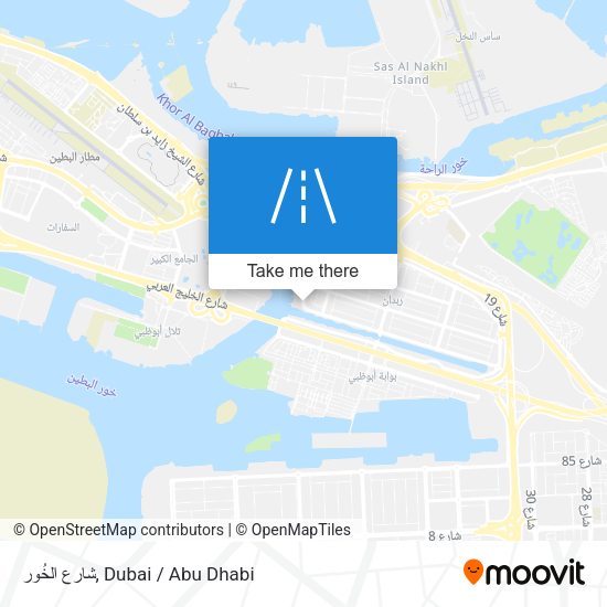 شارع الخُور map