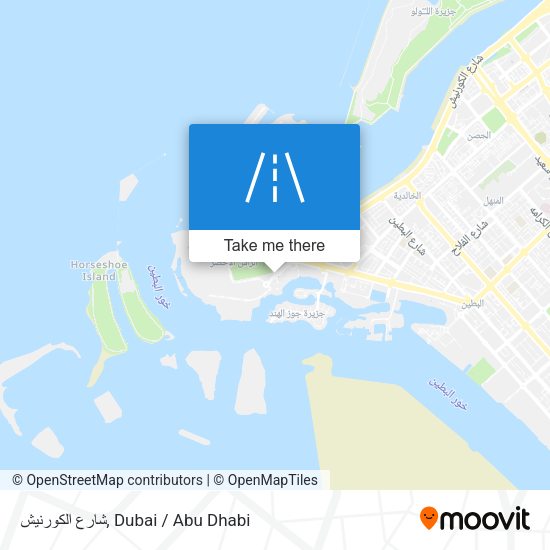 شارع الكورنيش map
