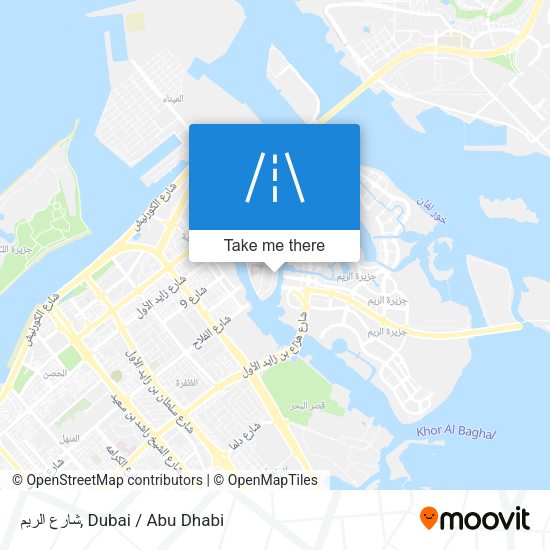 شارع الريم map