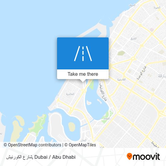 شارع الكورنيش map